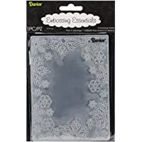 Darice Carpetas de estampación- Plantilla Corte de Copo de Nieve- Plastic- 10-8 x 14-6 cm